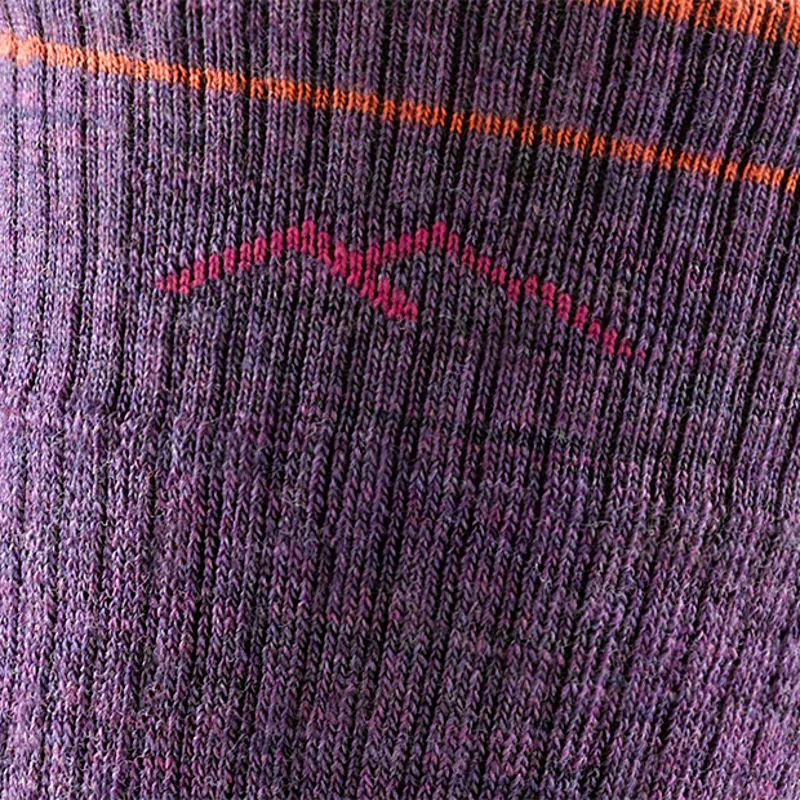 Darn Tough Womens Boot Sock Cushion Plum Heather-1